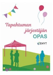 Tapahtuman järjestäjän oppaan kansikuva.