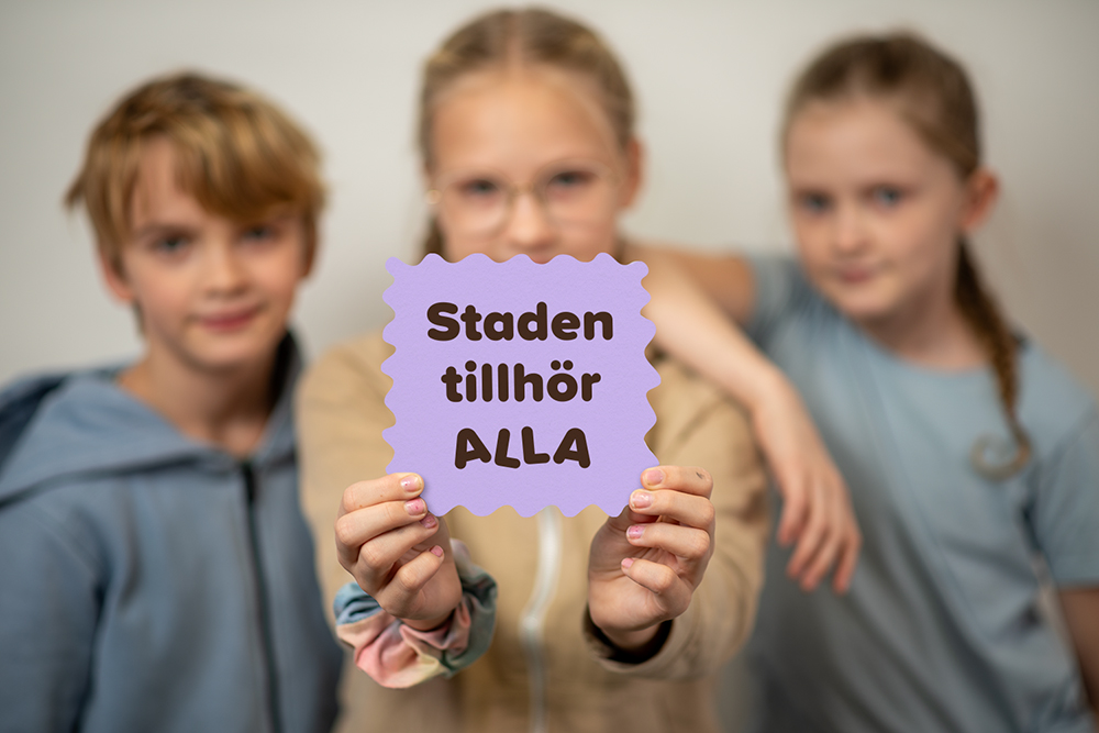 Staden tillhör alla.